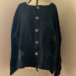 Blue Fish black hemp jacket
